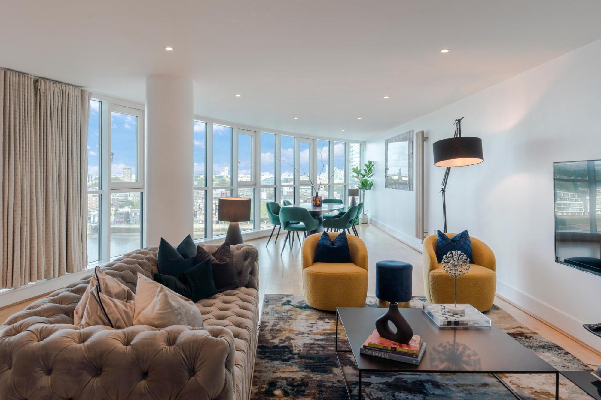HUGE THAMES VIEW LUXXE NOMAD DESIGN Home London Phòng bức ảnh